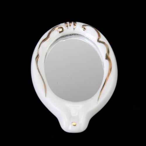 1:12 Scale Dollhouse Miniature Ceramic Bathroom Set – 5-Piece Furniture Model for Dollhouse Decor
